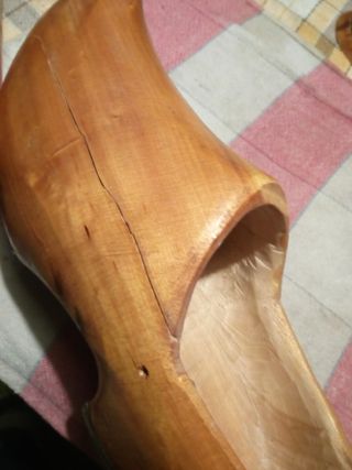 zoccole vintage in legno