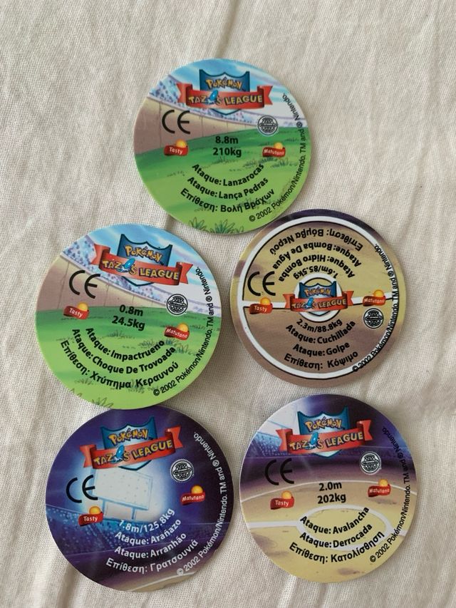 Pokemon tazos league