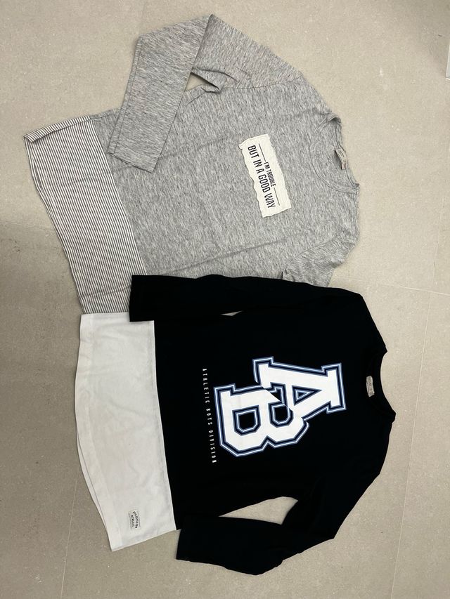 LOTE DOS CAMISETAS NIÑO ZARA