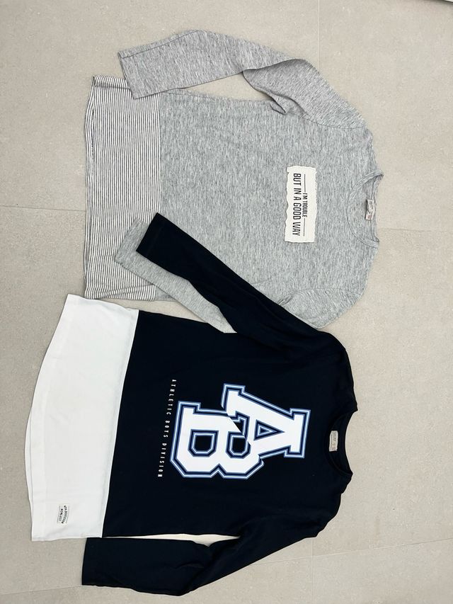 LOTE DOS CAMISETAS NIÑO ZARA