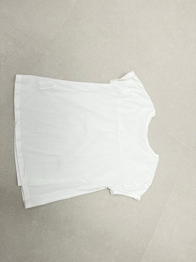 CAMISETA NIÑA BLANCA ZARA