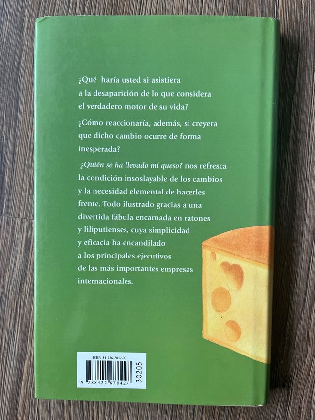 Libro ¿Quien se ha llevado mi queso?