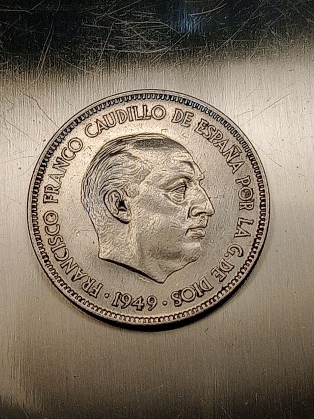 Moneda 5 pts 1949
