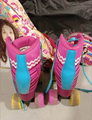 Patines + casco + funda 