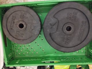 Vendo discos y barras mancuernas 