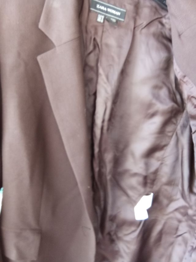 Blazer marrón zara