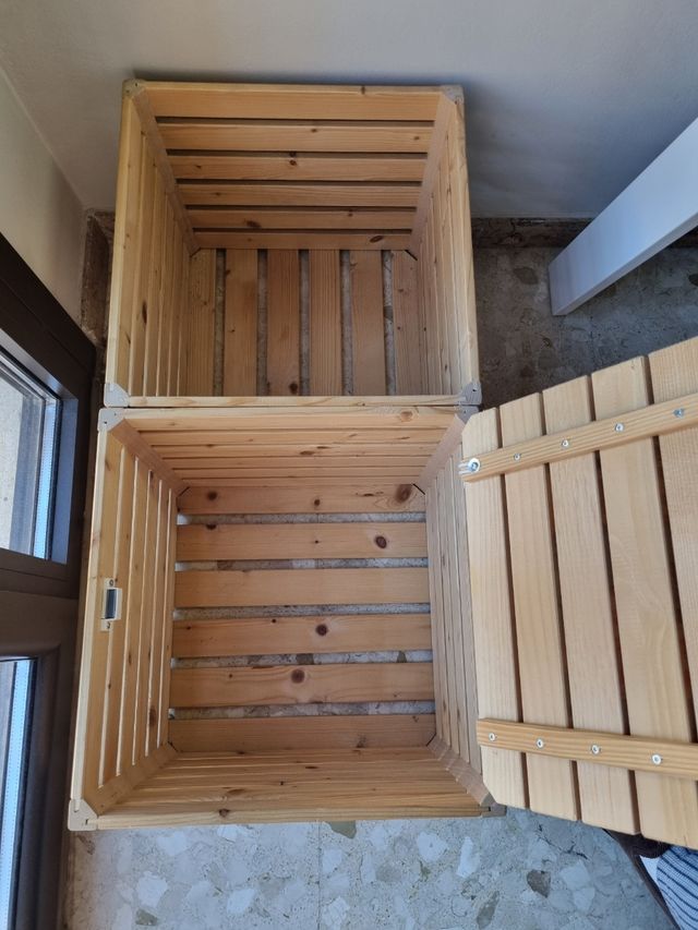 2 Cubos almacenaje ROUTE 66 - Habitación juvenil