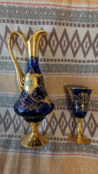 Caraffe/Brocche Vetro di Murano linea "Tre Fuochi"