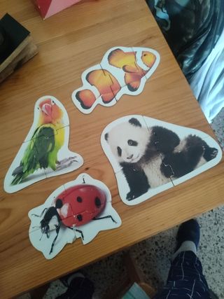 Puzzles de animales infantiles