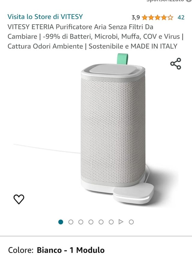 Depuratore aria eteria