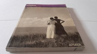 Antiguo libro Bachillerato filosofía