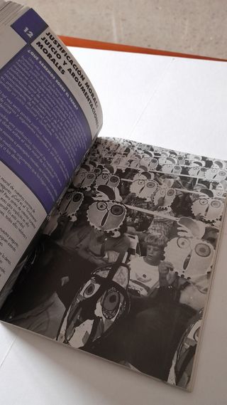 Antiguo libro Bachillerato filosofía