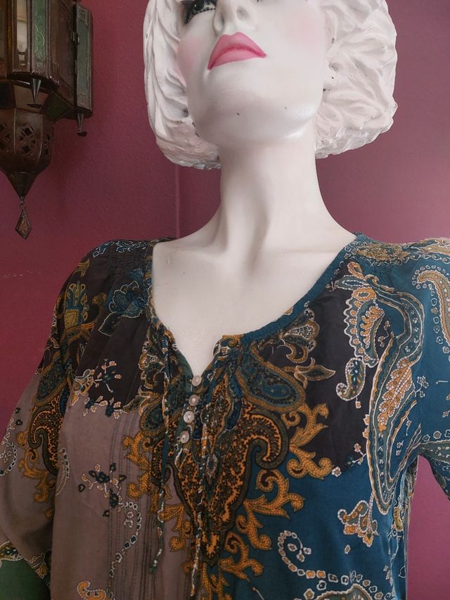 Camisola túnica paisley