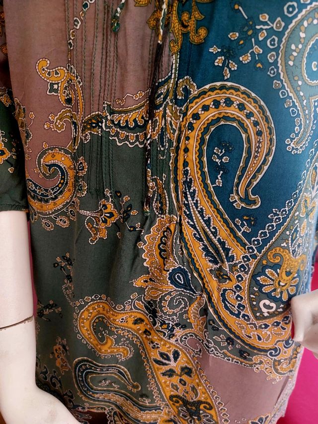 Camisola túnica paisley