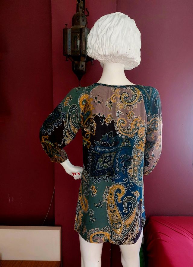 Camisola túnica paisley