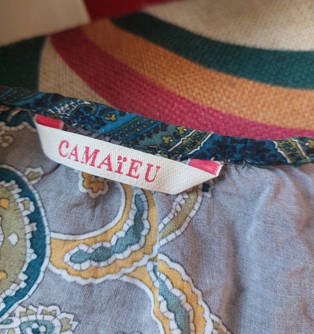 Camisola túnica paisley