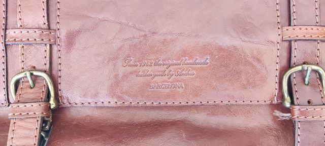 Maletin Vintage de Piel Natural