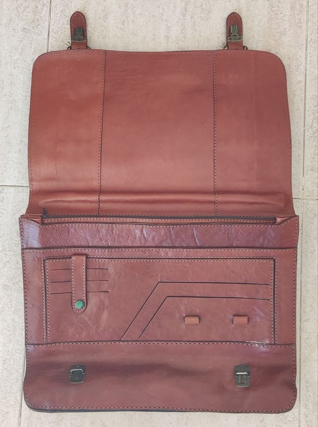 Maletin Vintage de Piel Natural