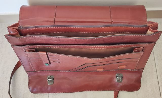 Maletin Vintage de Piel Natural