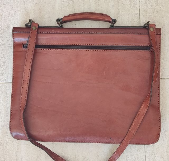 Maletin Vintage de Piel Natural