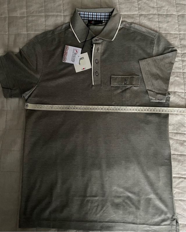 Polo uomo 100% filo di scozia