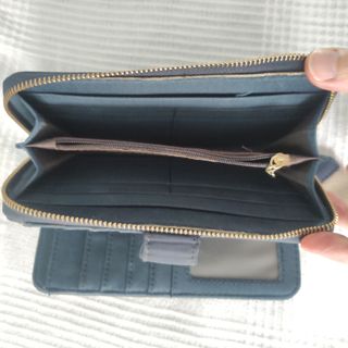 Cartera monedero azul para mujer