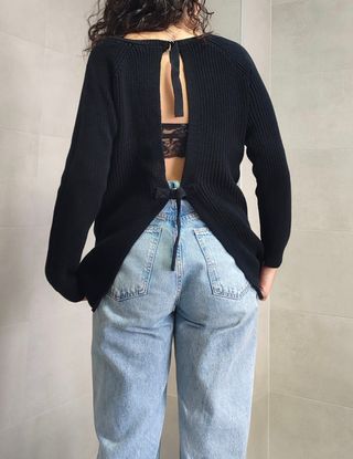 Jersey espalda abierta