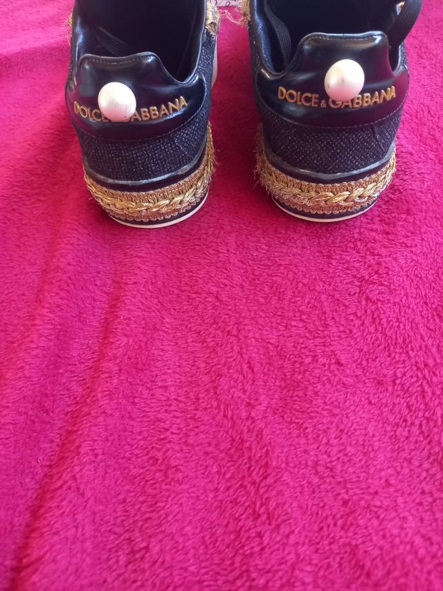 Sneakers Portofino barocco con perla