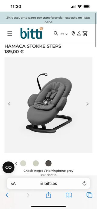 Hamaca bebe Stokke Steps