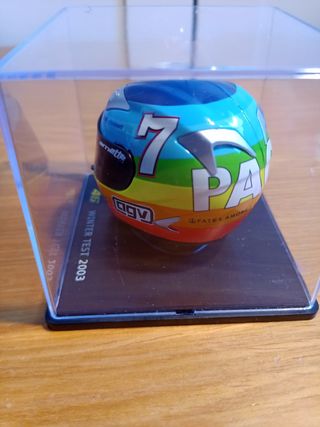 Maqueta casco V.Rossi Winter Test 2003