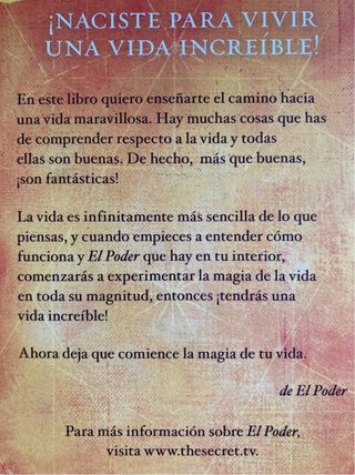 The secret El poder Rhonda Byrne