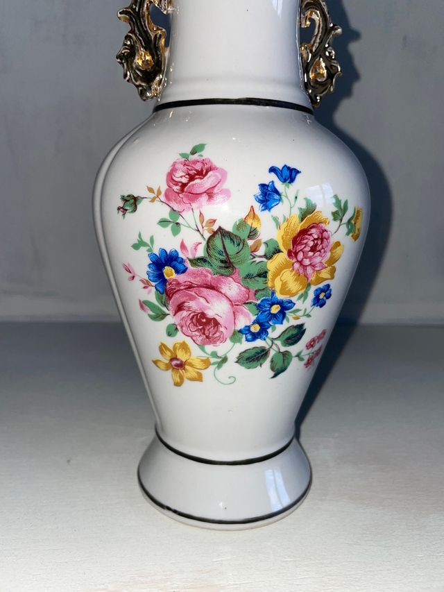 jarron porcelana vintage