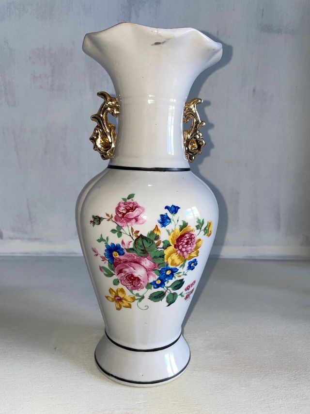 jarron porcelana vintage