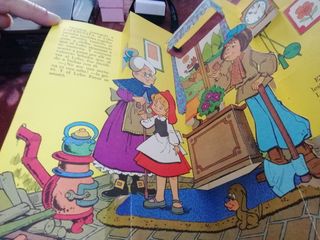 Cuento de caperucita dibujos realce