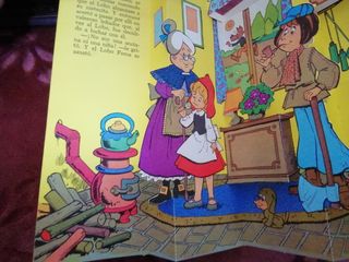 Cuento de caperucita dibujos realce