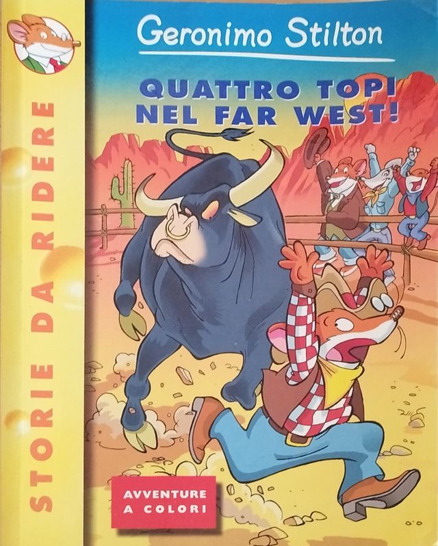 Libro Geronimo Stilton Quattro Topi Nel Far West