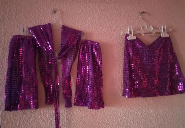 Disfraz lentejuelas niña