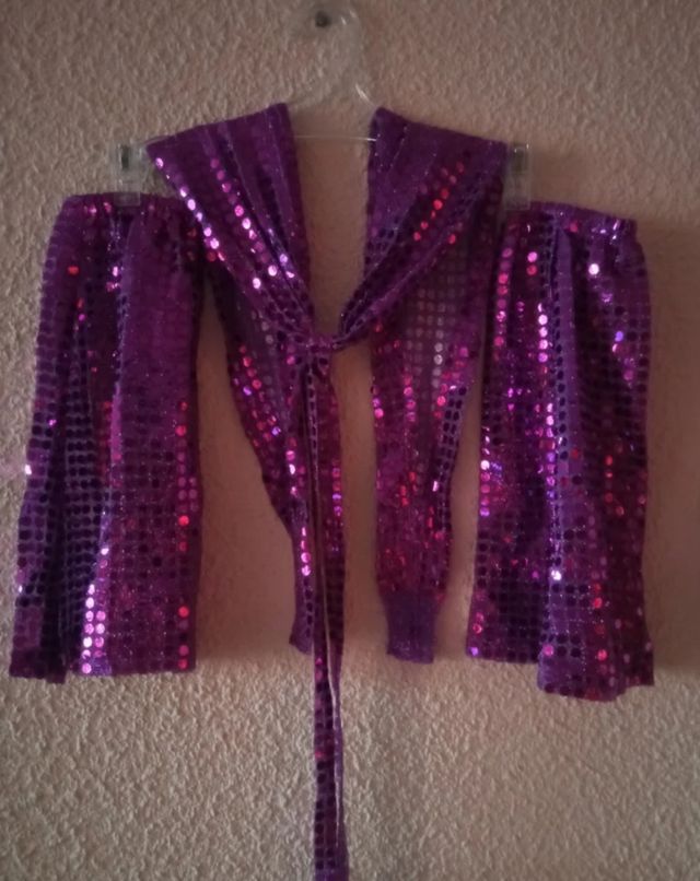 Disfraz lentejuelas niña