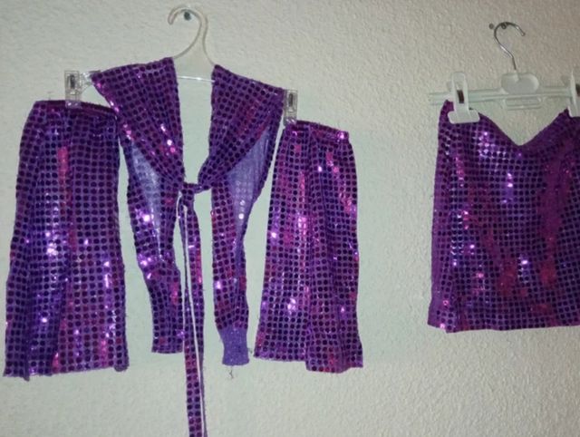 Disfraz lentejuelas niña