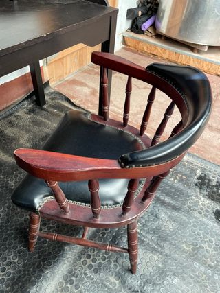 Escritorio vintage silla no