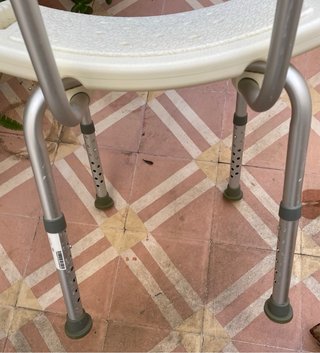 Silla con respaldo para ducha