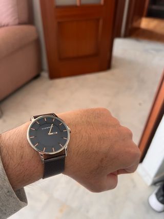 Reloj Viceroy. Acero marrón