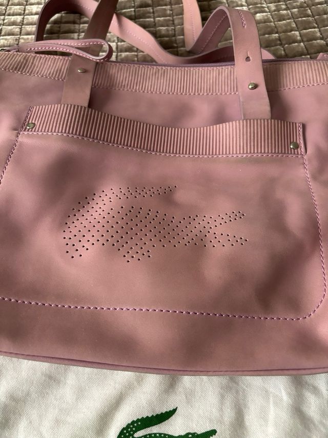 Bolso de piel Lacoste