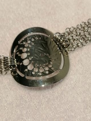 Set collana e bracciale in acciaio