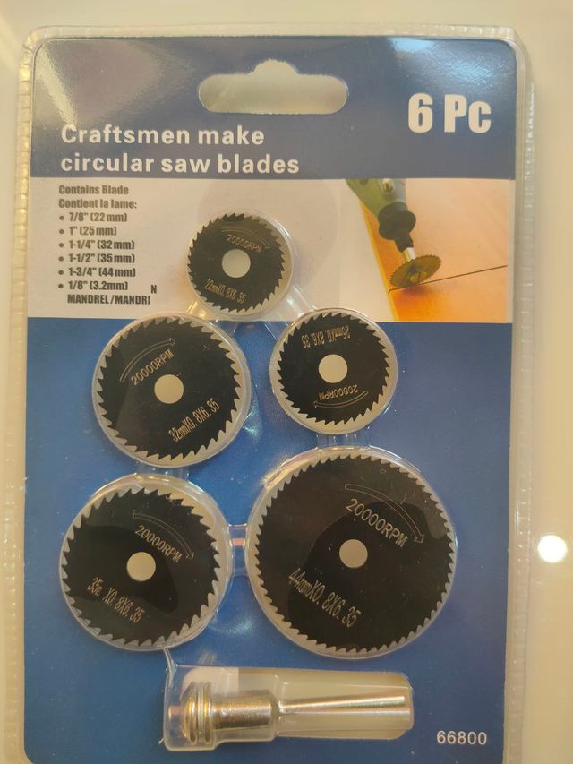 Conjunto mini discos de corte