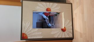 Cuadro espejo recibidor