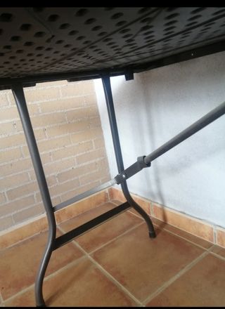 Conjunto de mesa rectangular+4 Sillas con reposabr