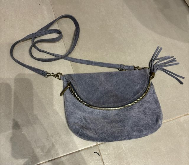 Bolso azul pequeño