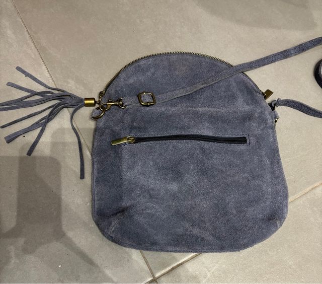 Bolso azul pequeño