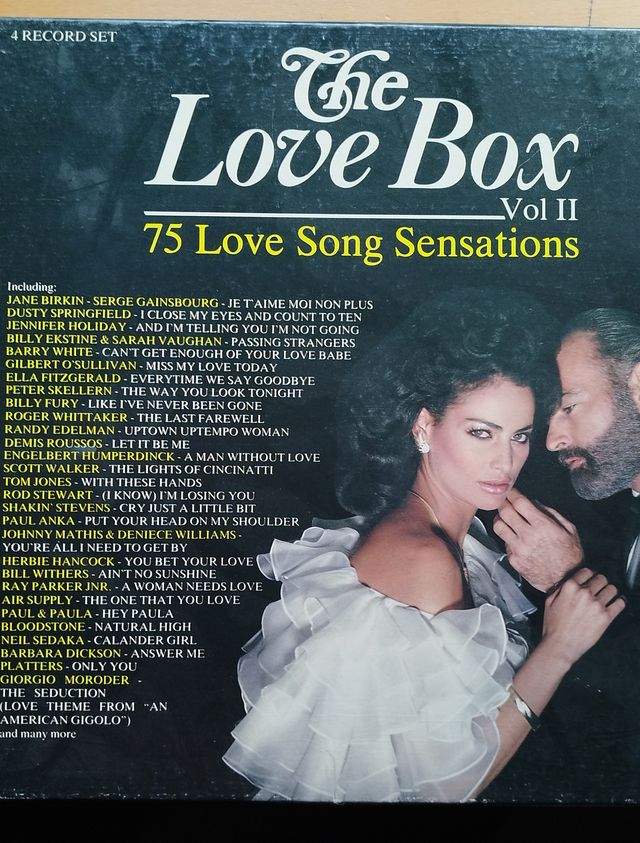 Vinilo 4 LP The Love Box Vol II . 75 Love Songs